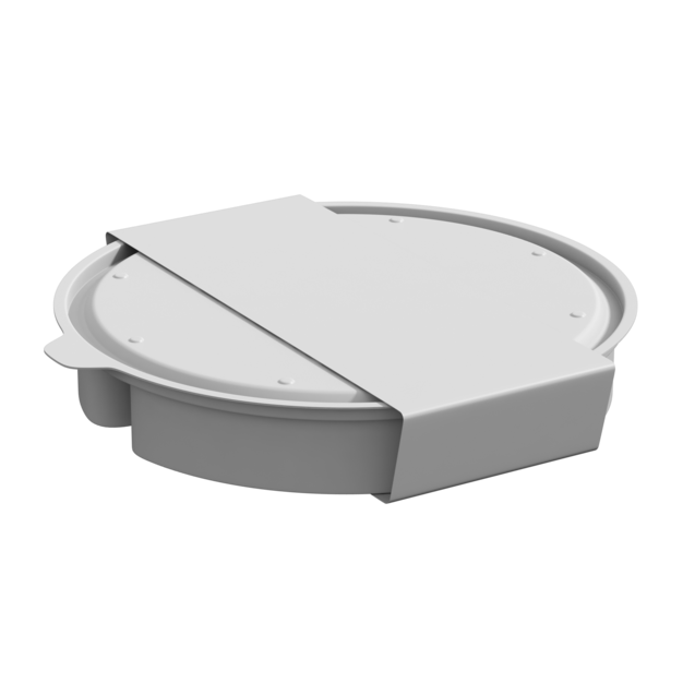 Round Container With Five Divisions