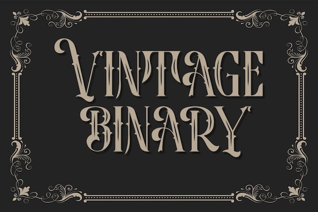 Vintage Binary