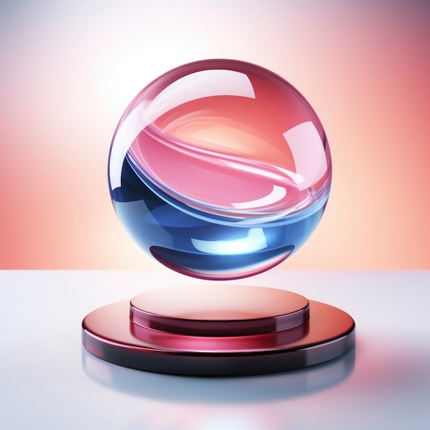 Free Photo 3d abstract creative sphere