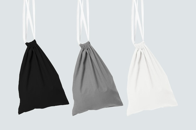 Free Photo basic drawstring bags accessory