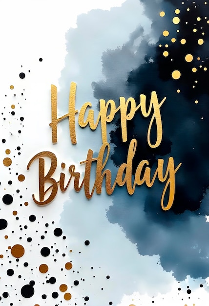 Free Photo birthday celebration card