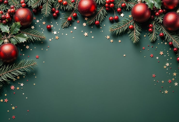 Free Photo christmas decorations wallpaper