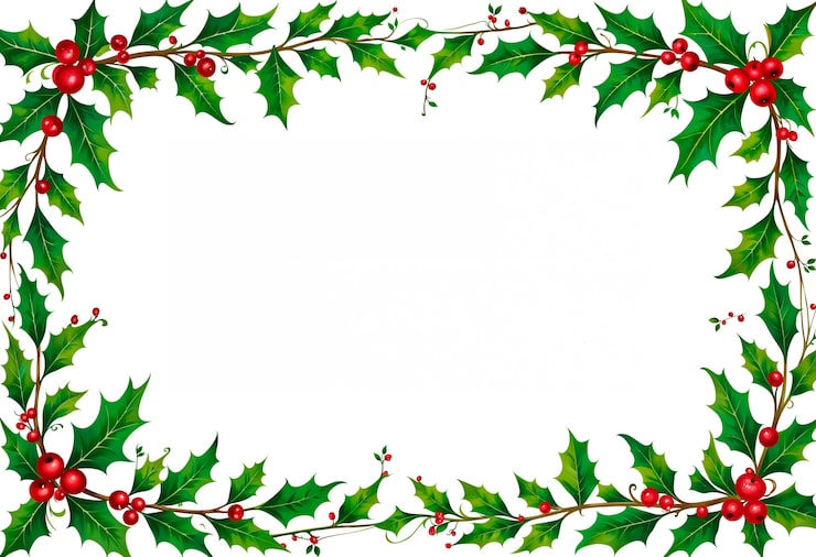Free Photo christmas frame decoration illustration