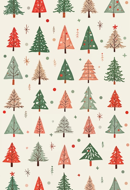 Free Photo christmas gift wrap style wallpaper