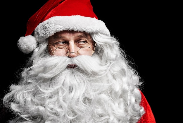 Free Photo exhausted and sad santa claus