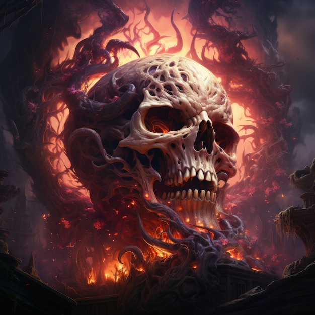 Free Photo fantasy style  fire