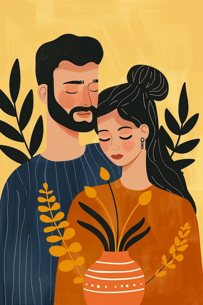 Free Photo illustration in digital art style with pottery