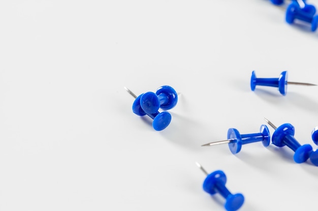 Free Photo office buttons on a white background