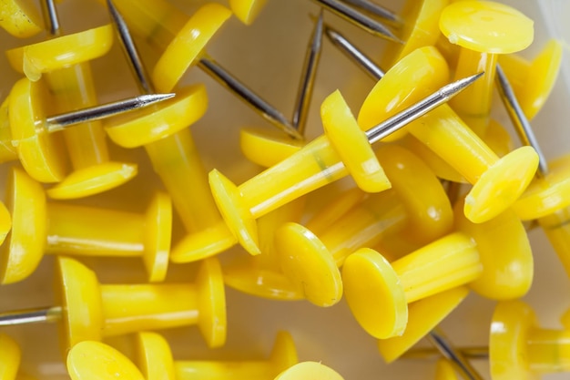 Free Photo office buttons on a white background