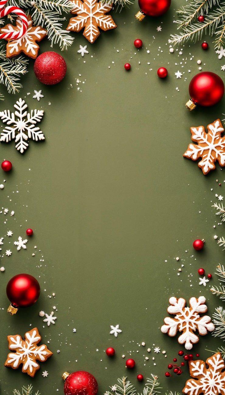 Free Photo still life of christmas decoration with copy space