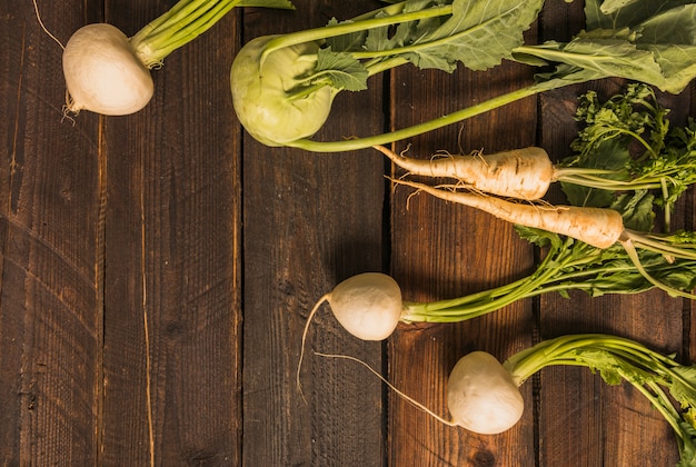 Free Photo turnips and carrots