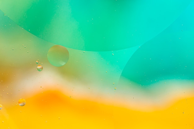 Free Photo variety of gradient forms for copy space surface and bubbles
