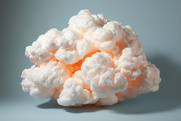 Free Photo view of 3d cloud