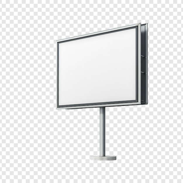Free PSD blank billboard mockup advertising space outdoor signage 3d render