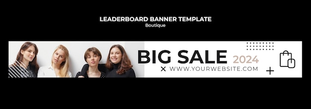 Free PSD boutique template design