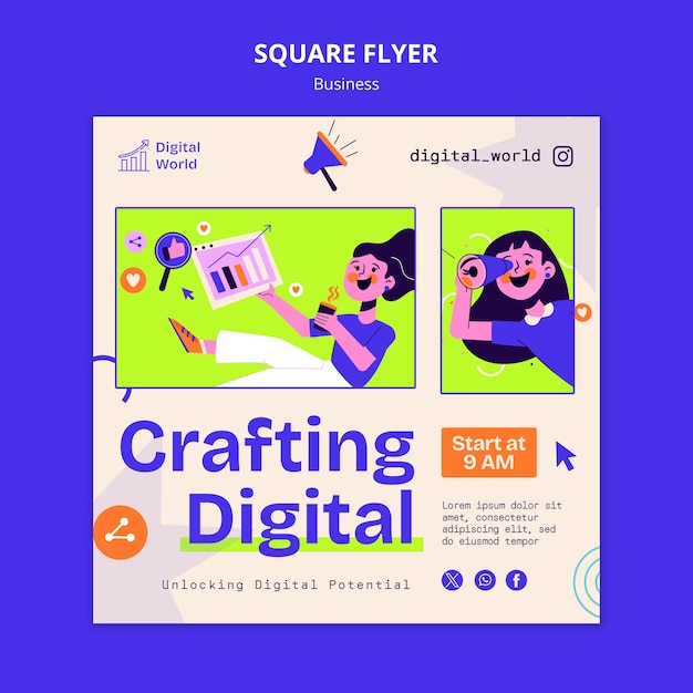 Free PSD business template design