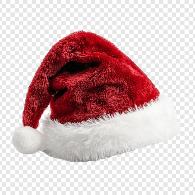Free PSD a classic santa hat festive red and white furry christmas headwear