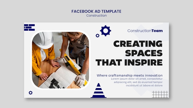 Free PSD construction  template design