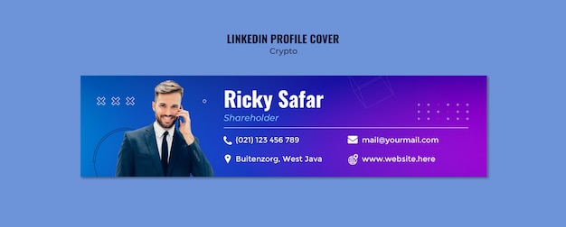 Free PSD crypto template design