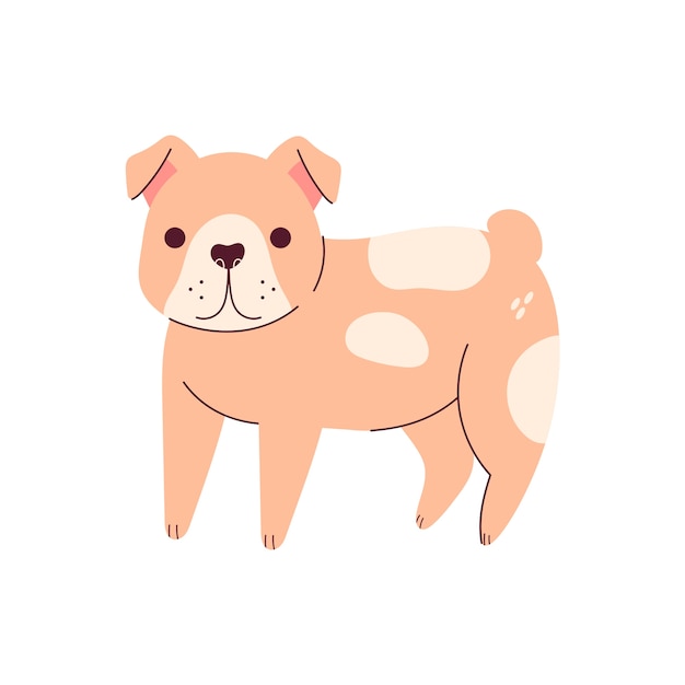 Free PSD cute dog isolated