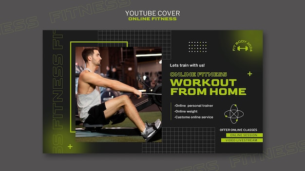 Free PSD fitness  template design