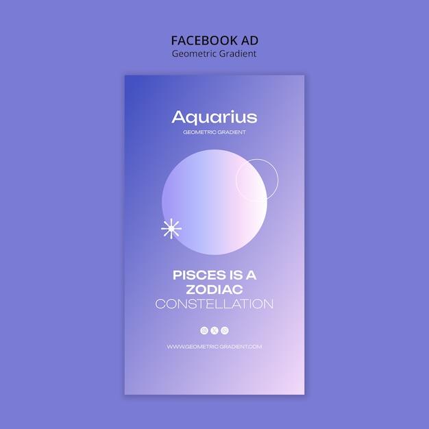 Free PSD geometric gradient template design