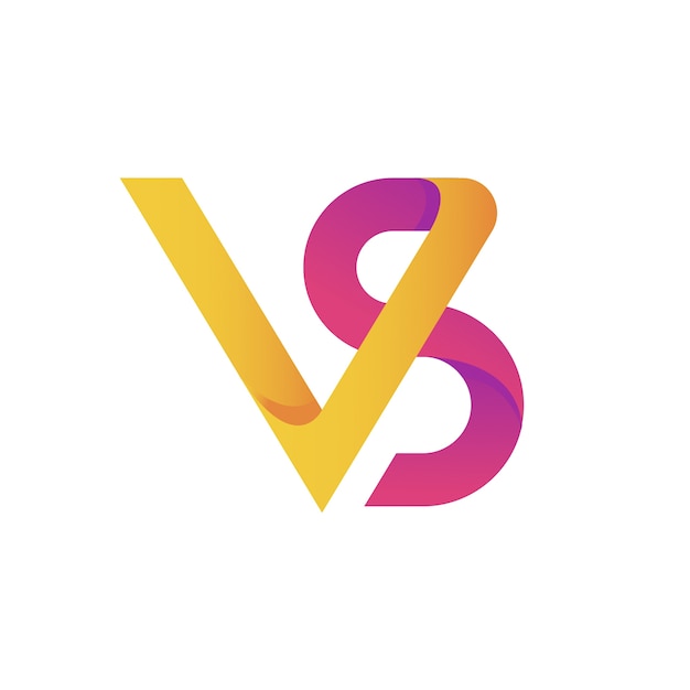 Free PSD gradient versus logo template