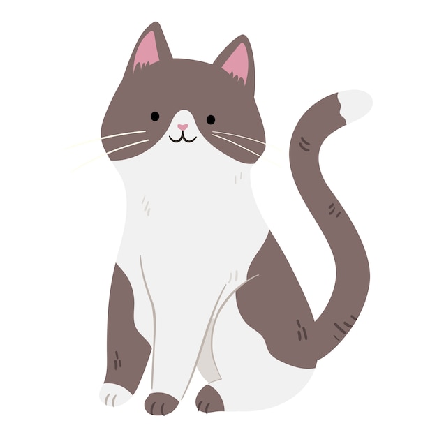 Free PSD hand drawn pet isolated