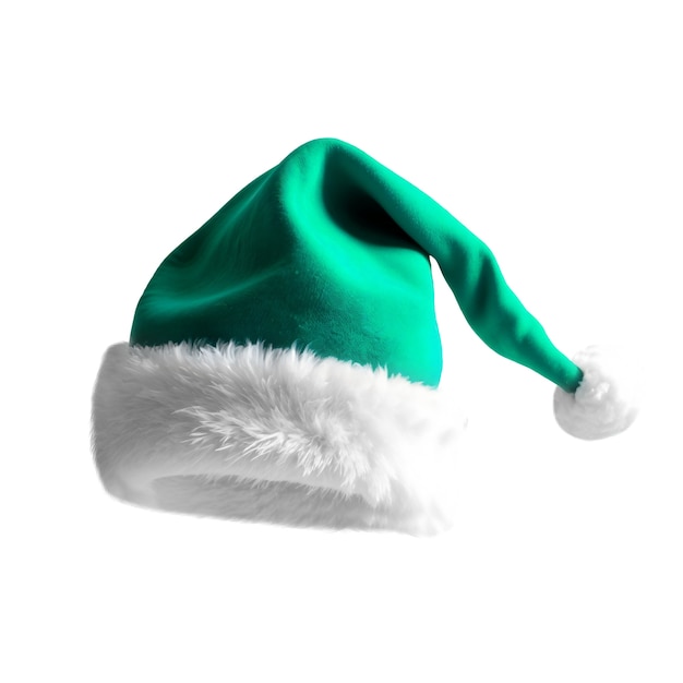 Free PSD isolated santa hat
