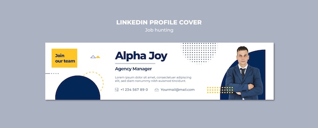 Free PSD job hunting template