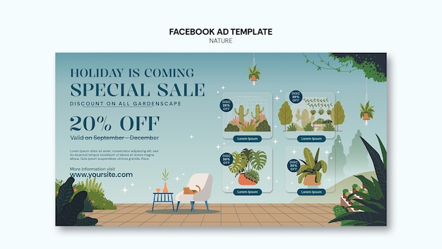 Free PSD nature template design