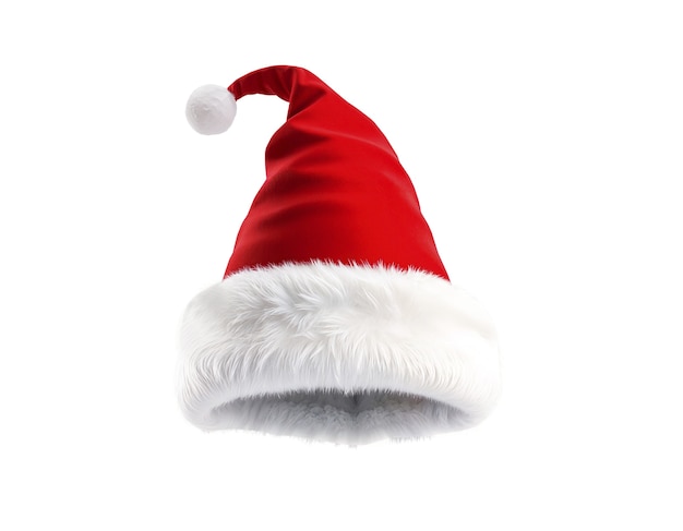 Free PSD santa christmas hat in studio