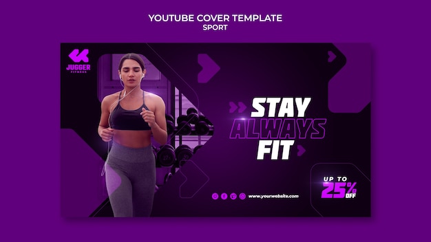 Free PSD sport template design