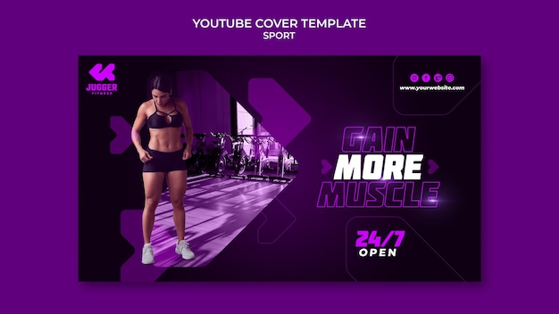 Free PSD sport template design