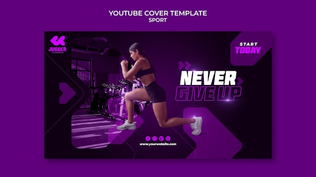 Free PSD sport template design