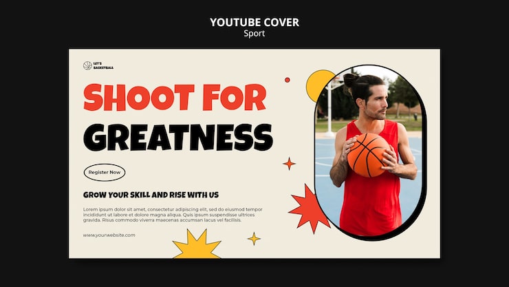 Free PSD sport template design