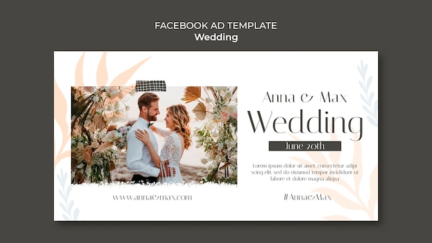 Free PSD wedding  template design
