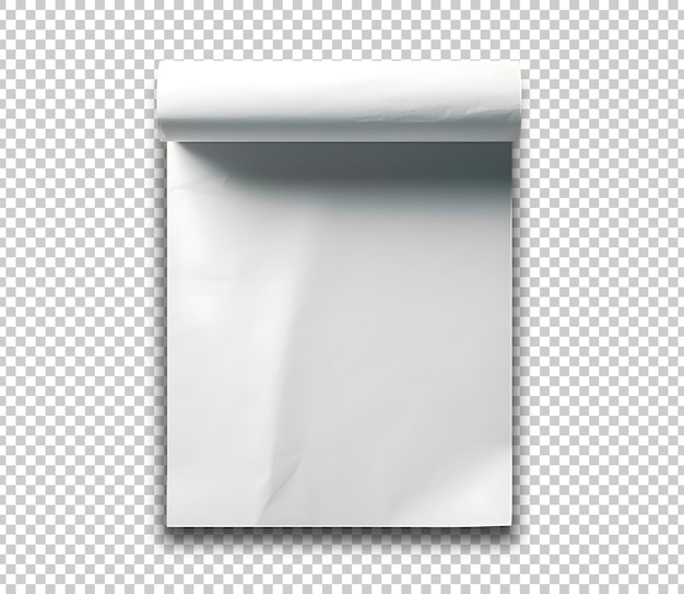 Free PSD white blank paper