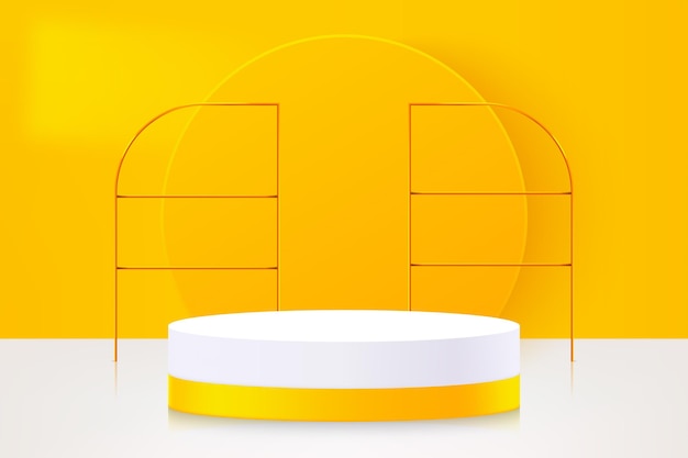 Free Vector 3d abstract scene background