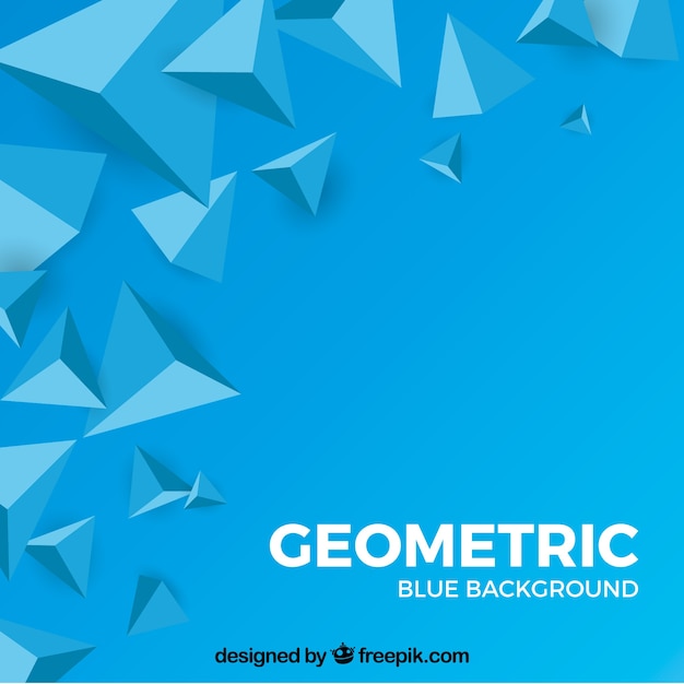 Free Vector abstract background with 3d triangles