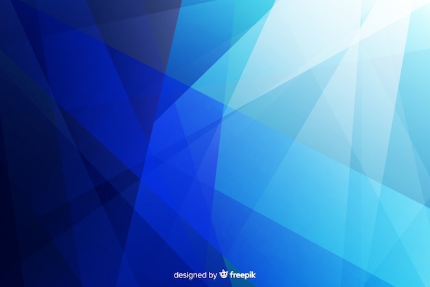 Free Vector abstract background with blue shapes