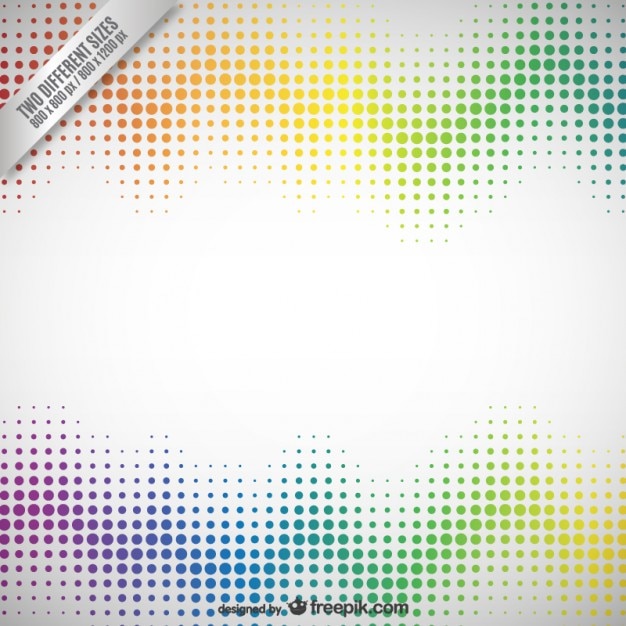 Free Vector abstract background with colorful dots