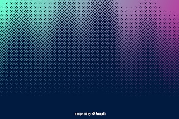 Free Vector abstract background with gradient halftone effect
