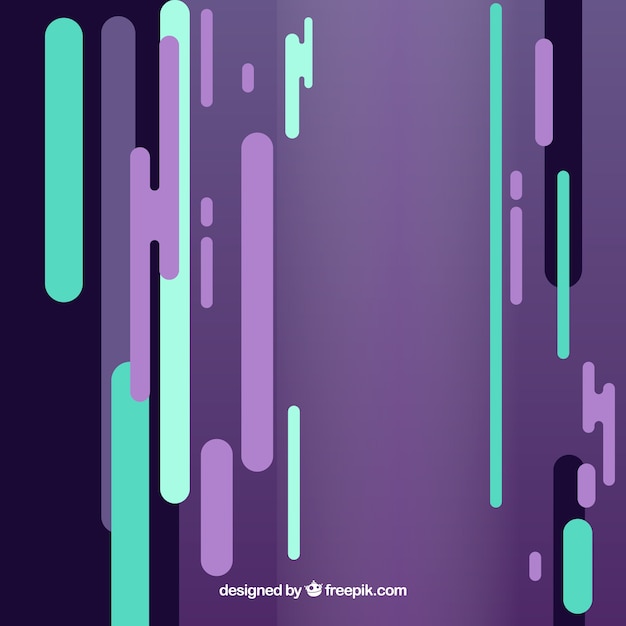 Free Vector abstract background with purple and turquoise elements