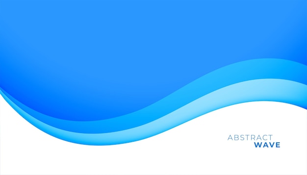 Free Vector abstract blue wave shape with dynamic curls background design