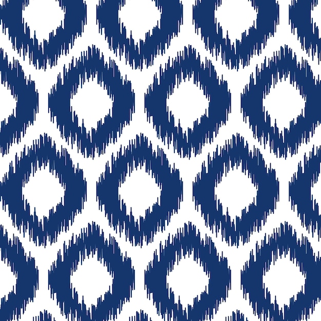 Free Vector abstract ikat style pattern background