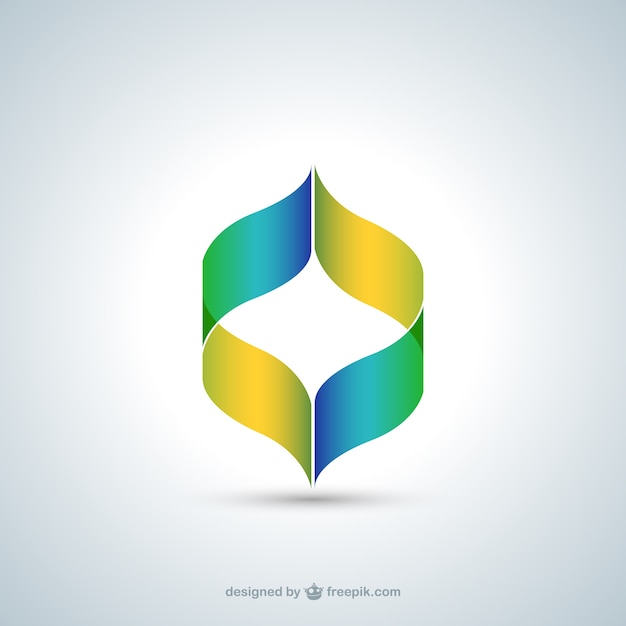 Free Vector abstract logo in gradient color style