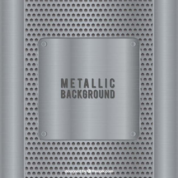 Free Vector abstract metallic background
