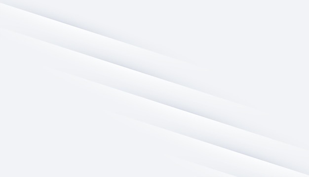 Free Vector abstract neumorphic white banner with slanting lines