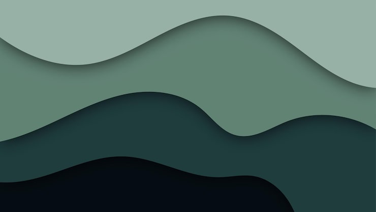 Free Vector abstract paper cut shape wave background